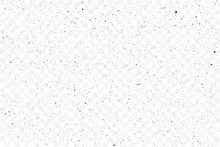 Old Grunge Black Texture. Dark Weathered Overlay Pattern Sample On Transparent Background. Screen Background. Vector.
