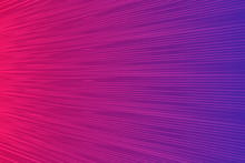 Abstract Speed Zoom Lines Background. Dark Purple Pink Radial Motion Move Blur.