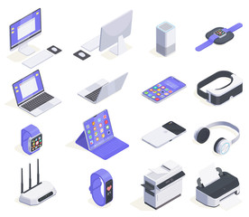 Poster - Electronic Accessories Icon Set