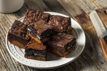 Wall Mural - Homemade Chocolate Slutty Brownies