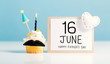 © Tierney - Father's day message with a cupcake with a moustache