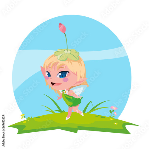 beautiful magic fairy chara...