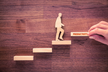Wall Mural - Coach motivate to productivity improvement