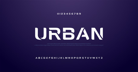 sport future curve, wave modern alphabet fonts. technology typography urban font and number uppercas