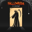 Creepy Halloween background with life taker