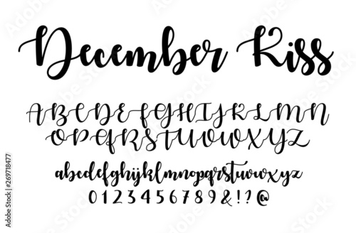 brush lettering alphabet