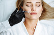 Injections of the lips. Correction form the upper lip. Injection of beauty. Spa. Facial Rejuvenation.