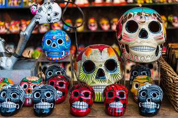 Day of the dead skulls