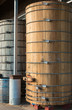 Large wooden oak wine vats or tanks