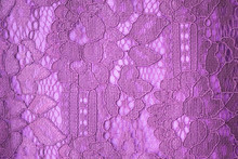 Lace Fabric Background, Purple Lace Fabric