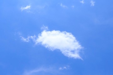 blue sky with white clouds