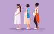 © djvstock - group of pregnant women avatar character
