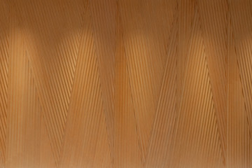 Customize wood panel in triangle random line by cnc technique / interior design / background texture / material