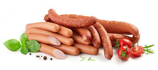 Poster - heap of various sausages