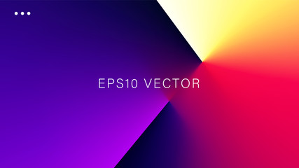 Wall Mural - Abstract Colorful Light and Shade Texture with Angle Gradient Effect. Aspect Ratio 16:9. EPS 10 Vector.