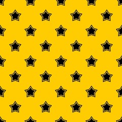 Star pattern seamless vector repeat geometric yellow for any design