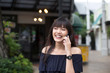 © venusangel - Young pretty asian woman happy talking on smartphone