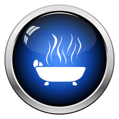 Sticker - Woman Lying In Bathtub Icon