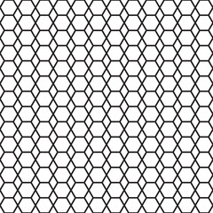 Wall Mural - Seamless geometric line pattern background in black and white.