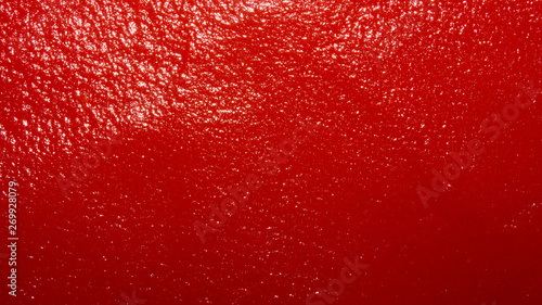 Cuadros en Lienzo The texture of tomato paste.Ketchup background.Tomato sauce.