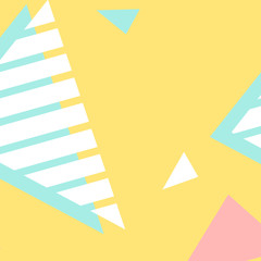 Wall Mural - Memphis pattern background