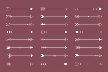 Wall Mural - arrow patterned background