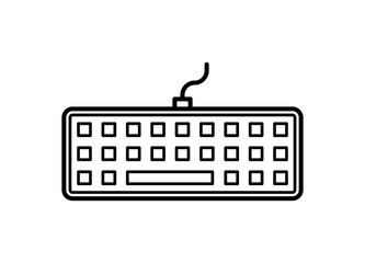 Wall Mural - Keyboard icon vector