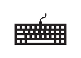 Wall Mural - Keyboard icon vector