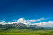 The Flatirons Mountains in Boulder, Colorado on a Sunny Day