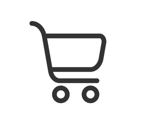 shopping cart icon vector