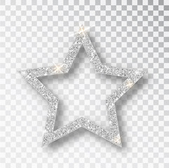 Wall Mural - gold glitter vector star. golden sparkle luxury design element. vector particles.