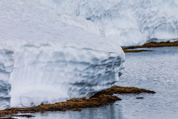 Sticker - ice on the lake