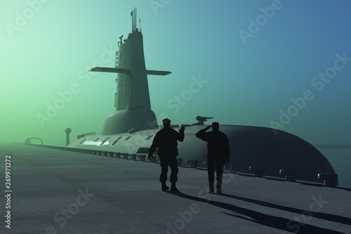 Papel de parede The military ship