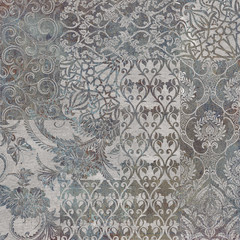 Wall Mural - vintage background with pattern damask