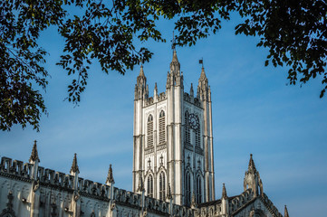 St. Paul's Cathedral is a Cathedral of Anglican background noted for its Gothic architecture at Kolkata ( Calcutta ), West Bengal, India