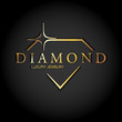 © elinka_art - Icon diamond. Vector logo.