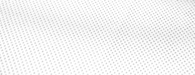 White textile mesh seamless net dot texture fabric background