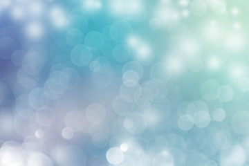 abstract gradient blue background with bokeh lights