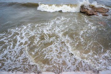 Waving against the coast 1