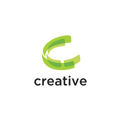 Aufkleber - Creative Vector Logo Design Idea for your Company,Studio,Community