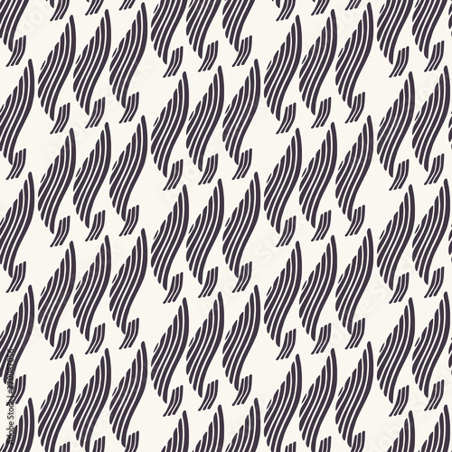 Seamless Vector Pattern Modern Stylish Geometric Hand Drawn