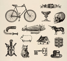 Vintage Victorian Objects Collection