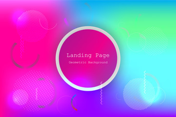 Wall Mural - liquid color background design with fluid gradient shapes composition and futuristic design landing 