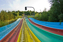 The Abandoned Amusement Park In Denmark, Called Fun Park Finn. The Nature Is Slowly Taking Control. 