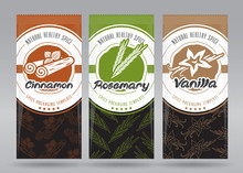 Vector Spice Multiple Packaging Set