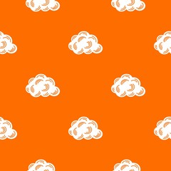 Wall Mural - Cloud pattern vector orange for any web design best