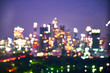© bank215 - abstract night light bokeh of cityscape view for background