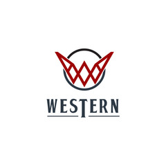 Poster - logo initial design vector template