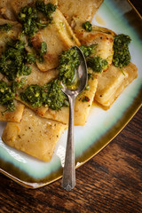 Wall Mural - Pesto Meat Ravioli