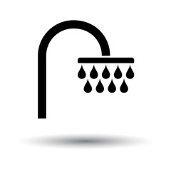 Canvas Print - Shower Icon